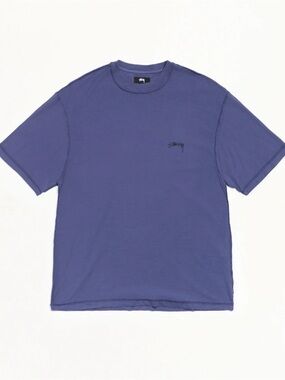 Stussy lazy tee blue large